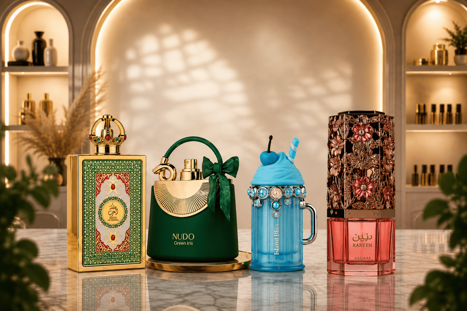 `Glow Atelier - Dubai Perfumes - desktop banner