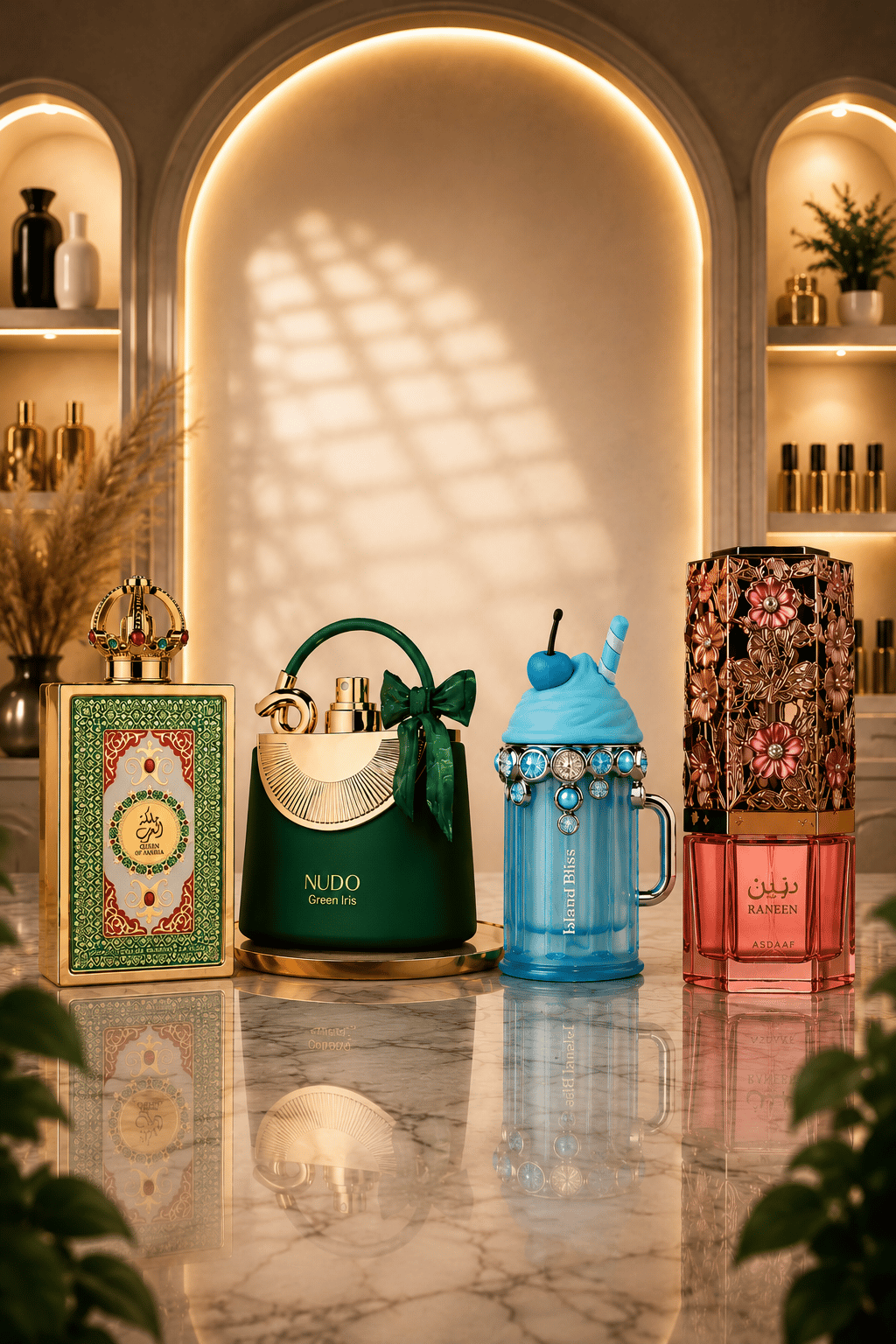 `Glow Atelier - Dubai Perfumes - mobile banner